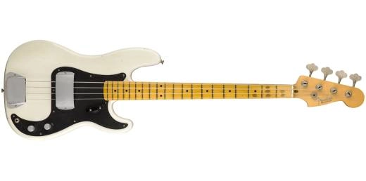 2018 Journeyman Relic 1958 Precision Bass - Opaque White Blonde
