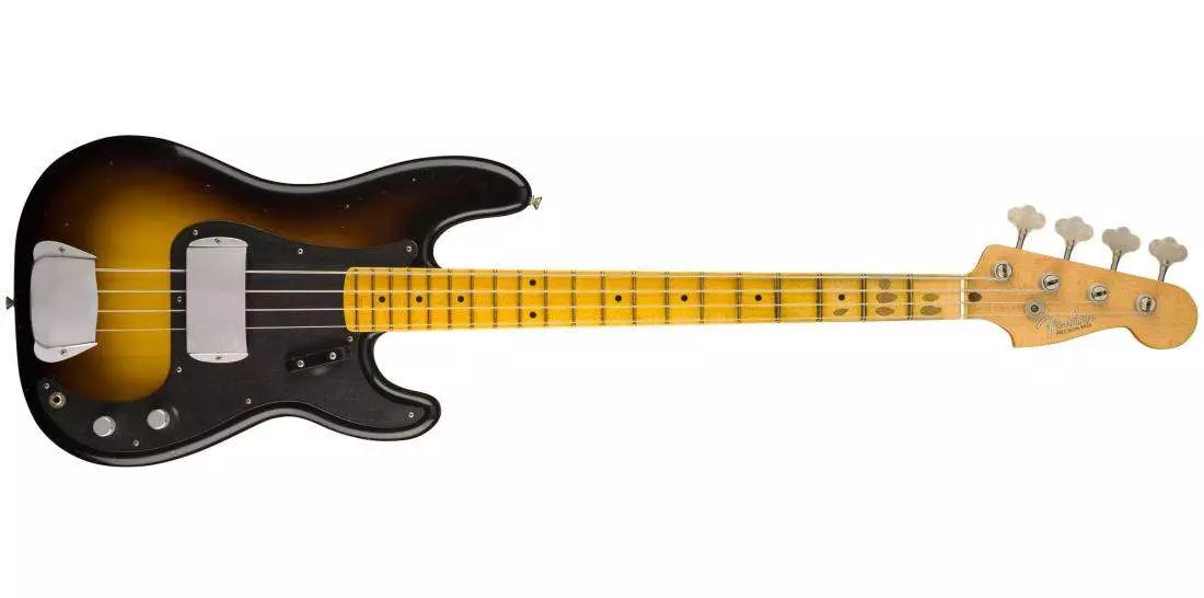 2018 LTD Journeyman Relic 1958 Precision Bass - Wide Fade 2-Colour Sunburst