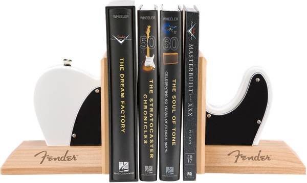 Tele Body Bookends - White
