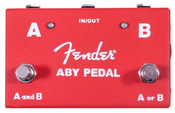 2-Switch ABY Pedal - Red