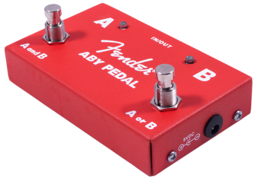 2-Switch ABY Pedal - Red