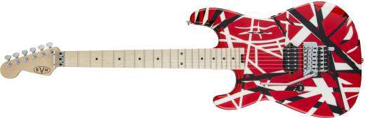Striped Series R/B/W Electric Guitar - Left-Handed