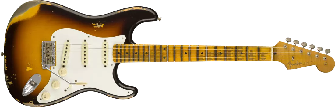 1958 Heavy Relic Stratocaster - Chocolate 3-Colour Sunburst