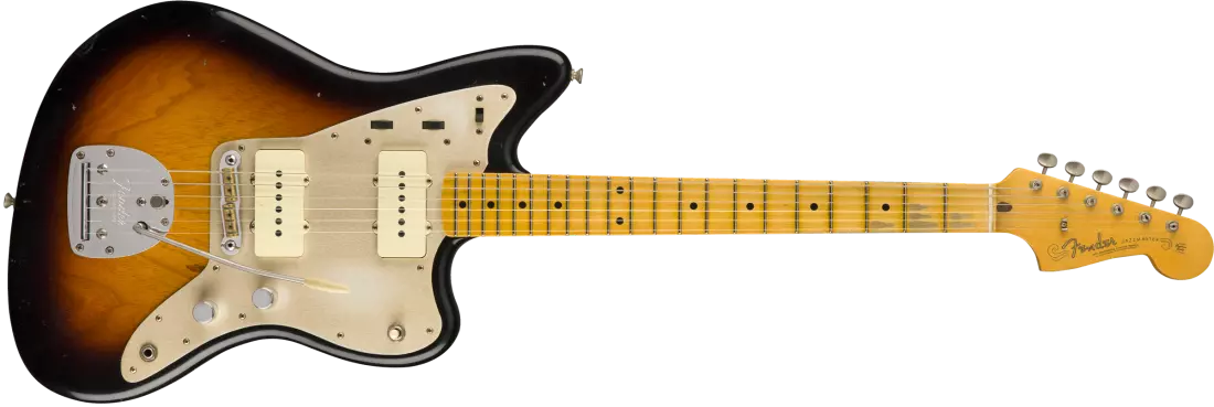 50\'s Journeyman Relic Jazzmaster - Faded 3-Colour Sunburst