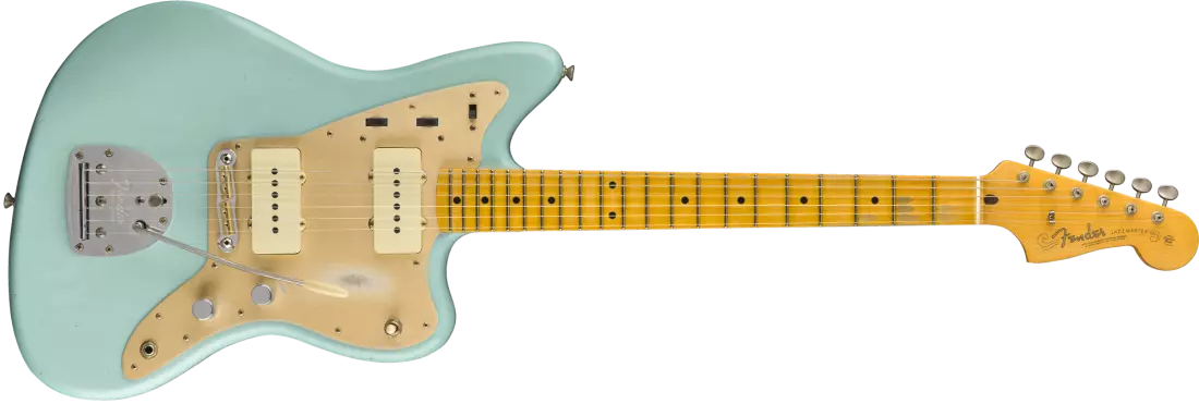 50\'s Journeyman Relic Jazzmaster - Faded Daphne Blue