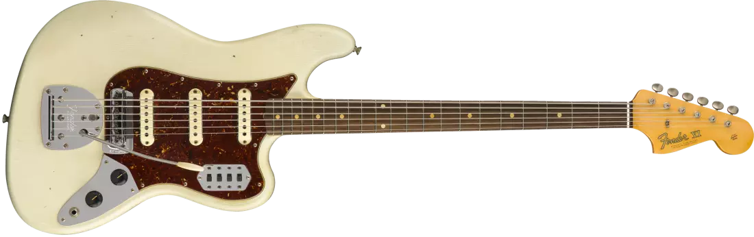 Journeyman Relic Bass VI - Aged Olympic White