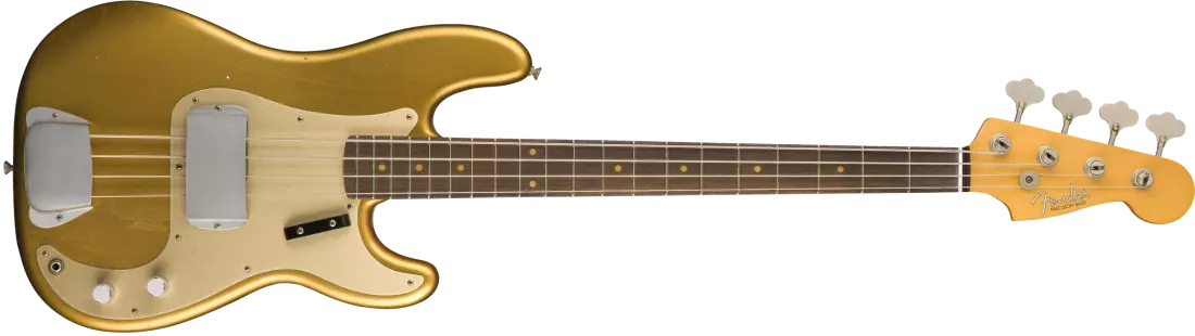 1959 Journeyman Relic Precision Bass - Aged Aztec Gold