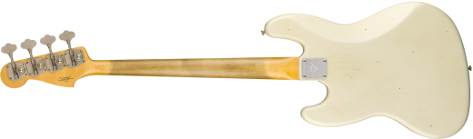 1960 Journeyman Relic Jazz Bass - Aged Olympic White