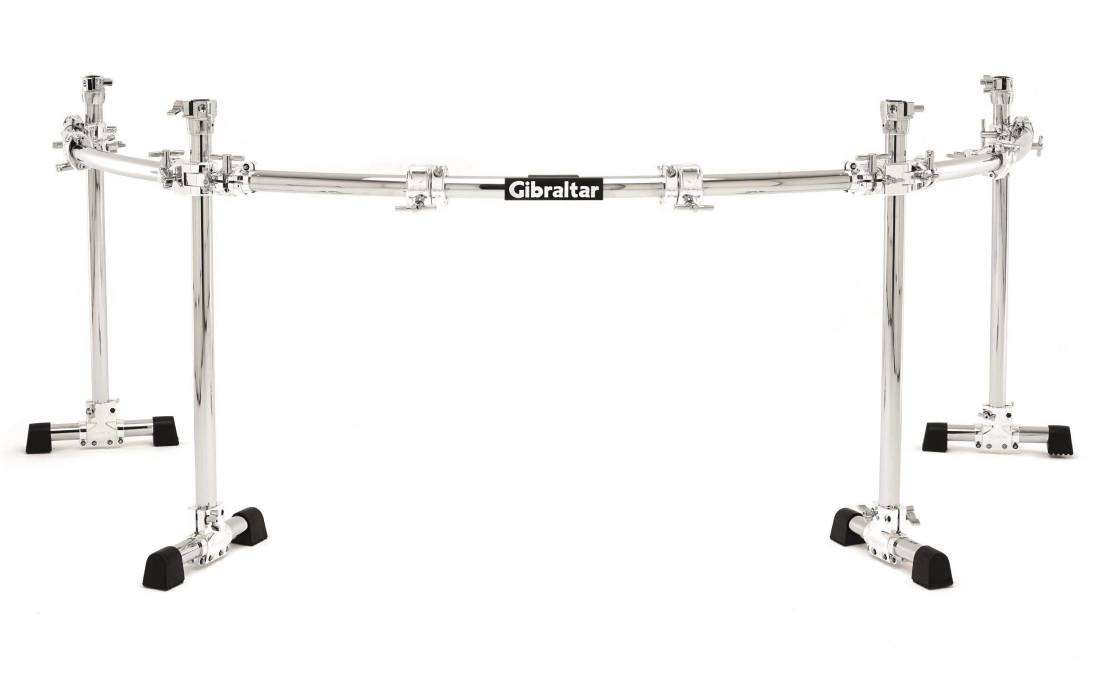 Road Series Chrome 4-Post Curved Rack