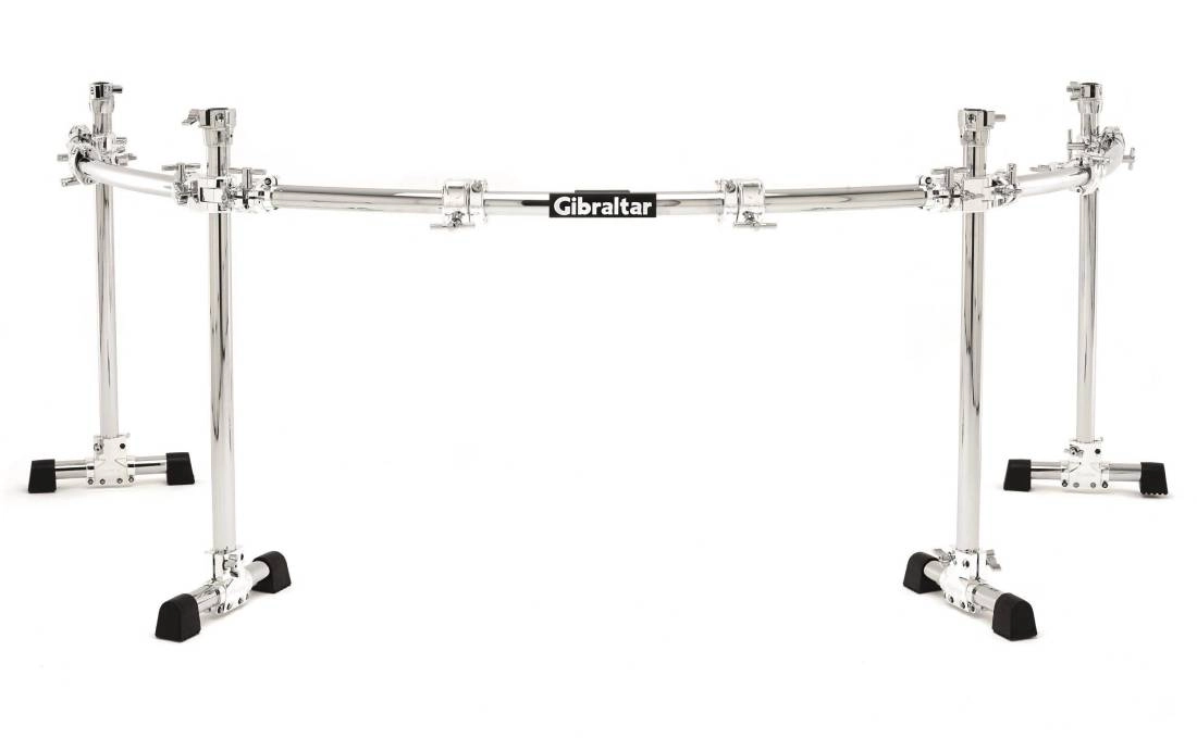 Road Series Chrome 4-Post Curved Rack