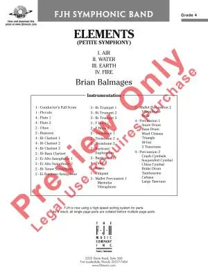 Elements - Balmages - Concert Band - Gr. 4
