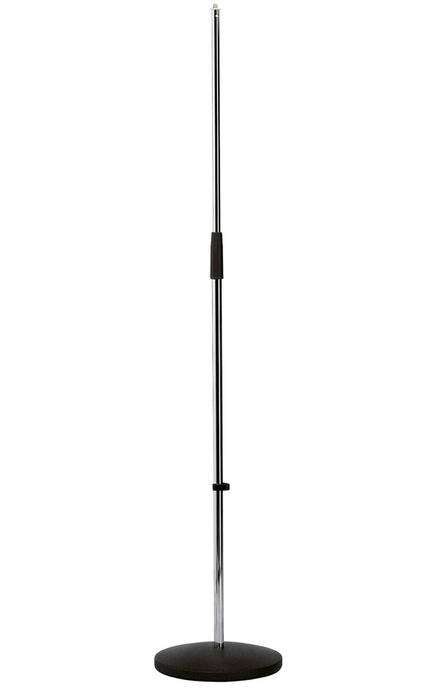 Microphone Stand w/ Round Base - Chrome