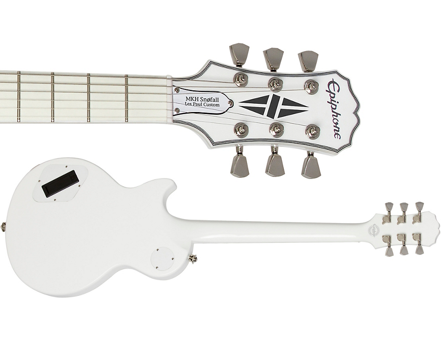 Epiphone Matt Heafy Snowfall 6-String Les Paul Custom Outfit | Long ...