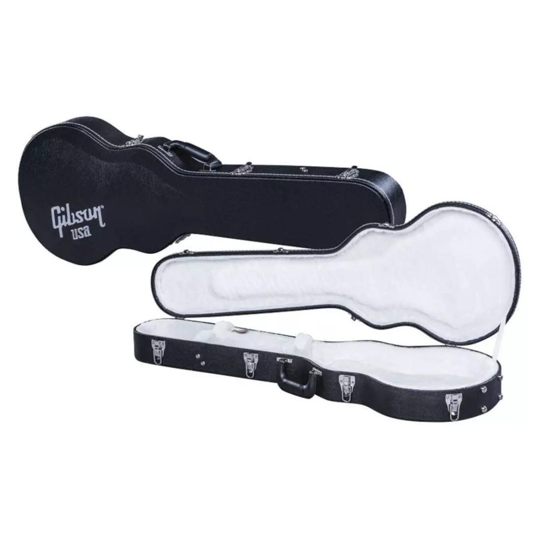 SG Case - Black with White Interior