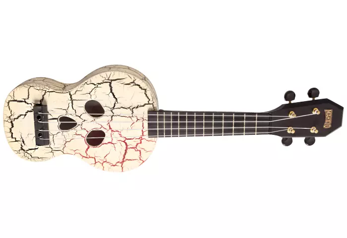 Skull Ukulele - White