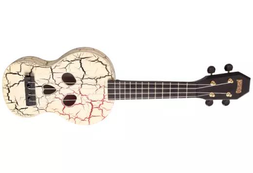 Skull Ukulele - White
