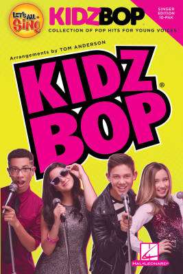 Hal Leonard - Lets All Sing KIDZ BOP - Anderson - Singer Edition 10 Pak