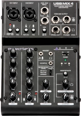 ART Pro Audio - 4 Channel USB Recording Mixer