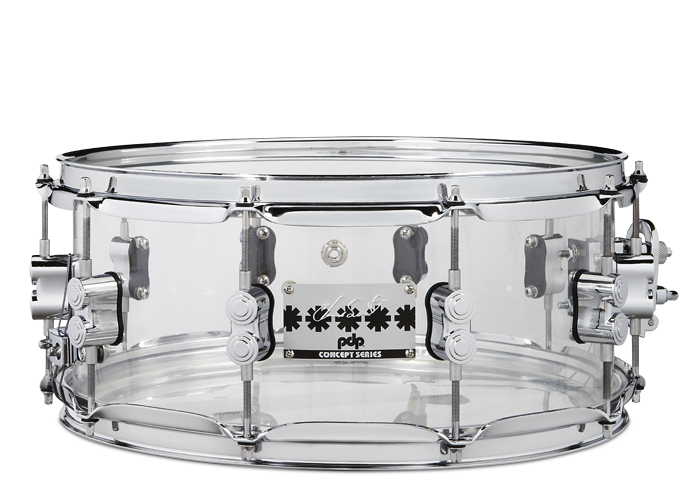 Chad Smith 6x14\'\' Clear Acrylic Snare