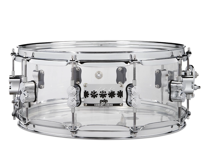 Chad Smith 6x14\'\' Clear Acrylic Snare