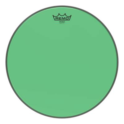 Remo - Emperor Colortone Green Drumhead, 15