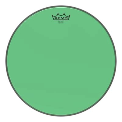 Remo - Emperor Colortone Green Drumhead, 15