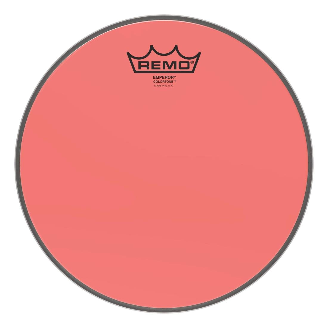 Emperor Colortone Red Drumhead, 10\'\'