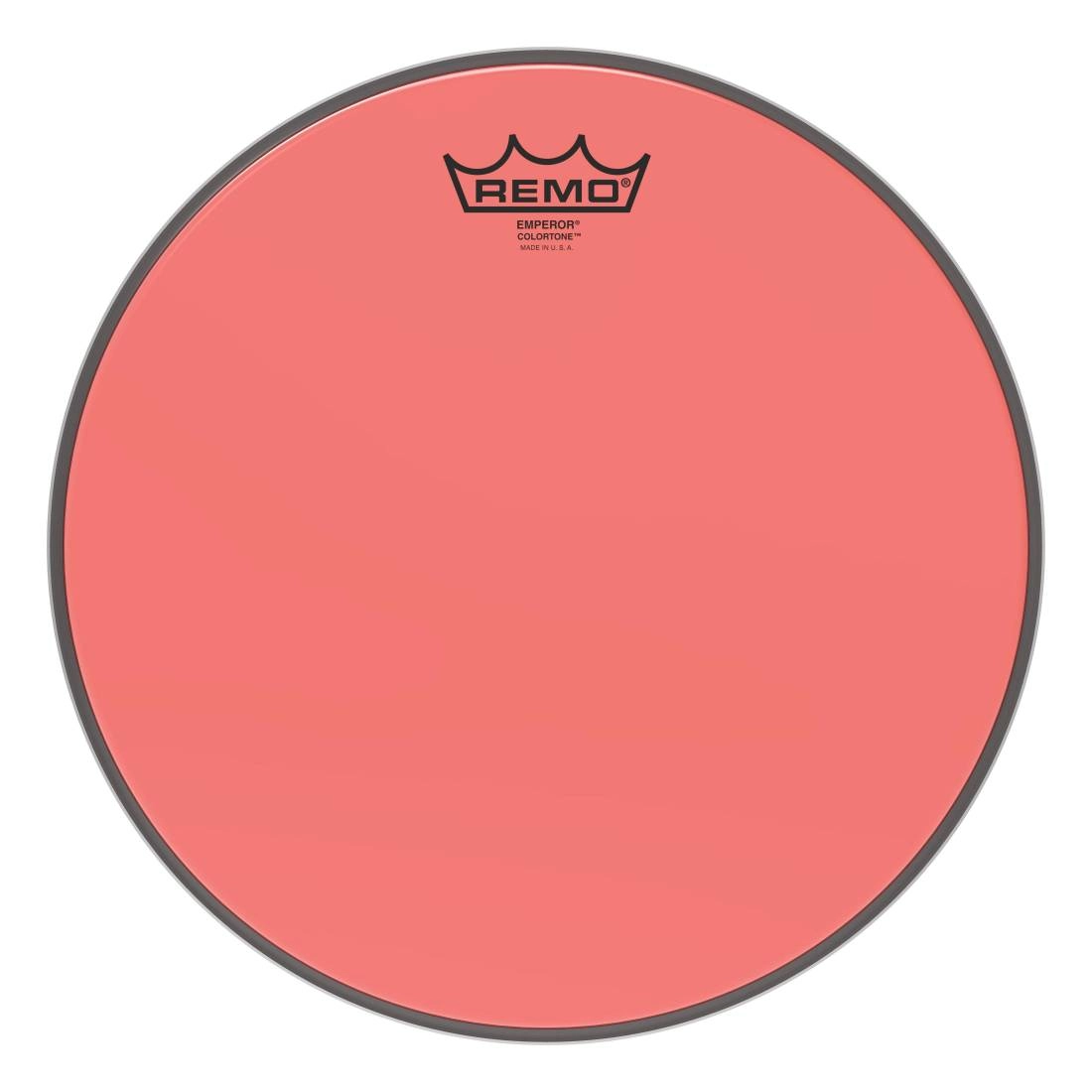 Emperor Colortone Red Drumhead, 12\'\'