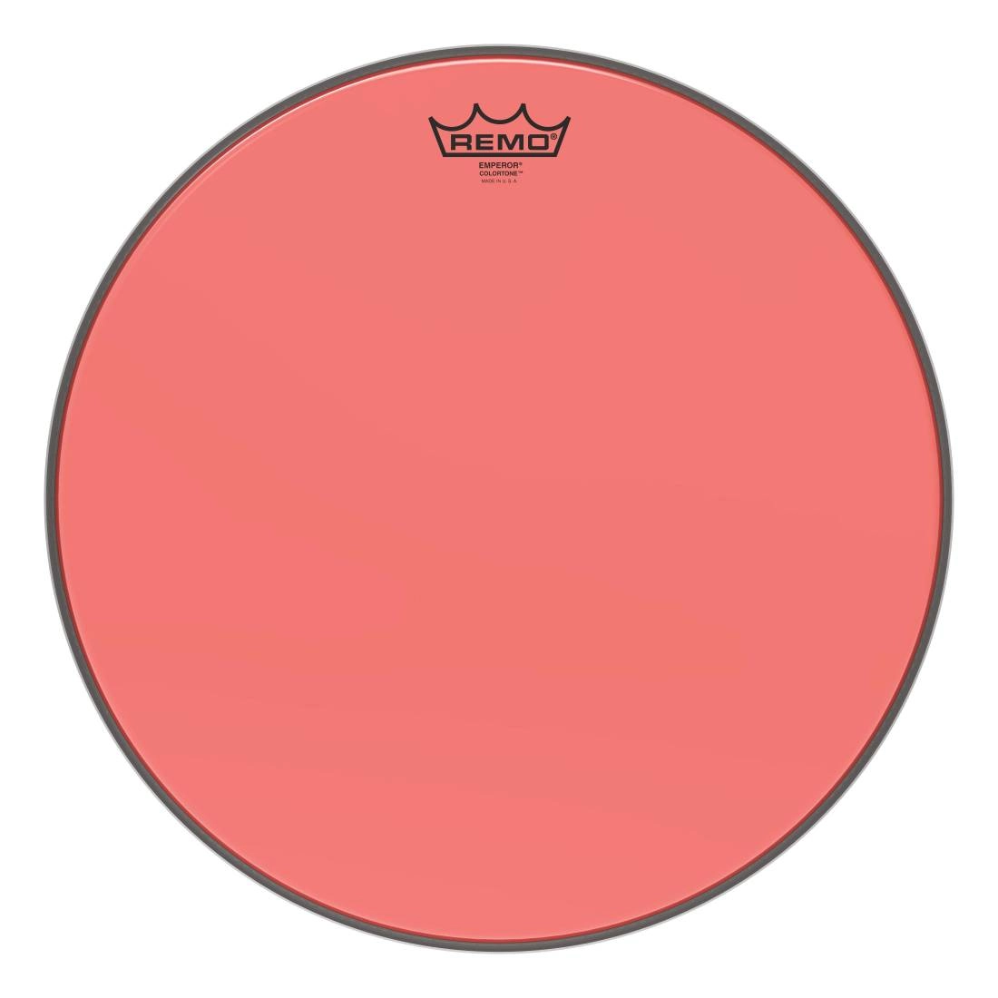 Emperor Colortone Red Drumhead, 16\'\'