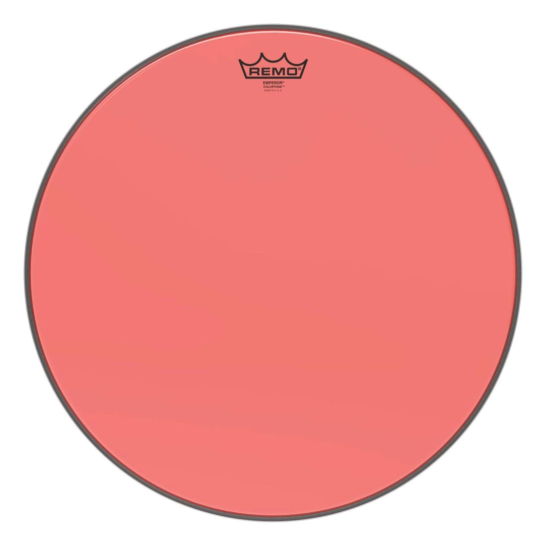 Emperor Colortone Red Drumhead, 18\'\'