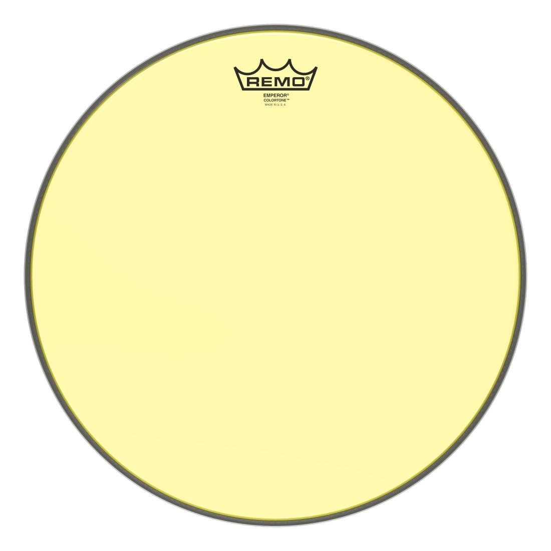 Emperor Colortone Yellow Drumhead, 15\'\'