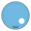 Remo - Powerstroke P3 Colortone Bass Drumhead w\/ 5 Offset-Hole - Blue - 24