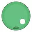 Remo - Powerstroke P3 Colortone Bass Drumhead w\/ 5 Offset-Hole - Green - 26