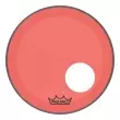 Remo - Powerstroke P3 Colortone Bass Drumhead w\/ 5 Offset-Hole - Red - 26