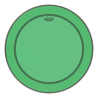 Powerstroke P3 Colortone Bass Drumhead - Green - 24\'\'