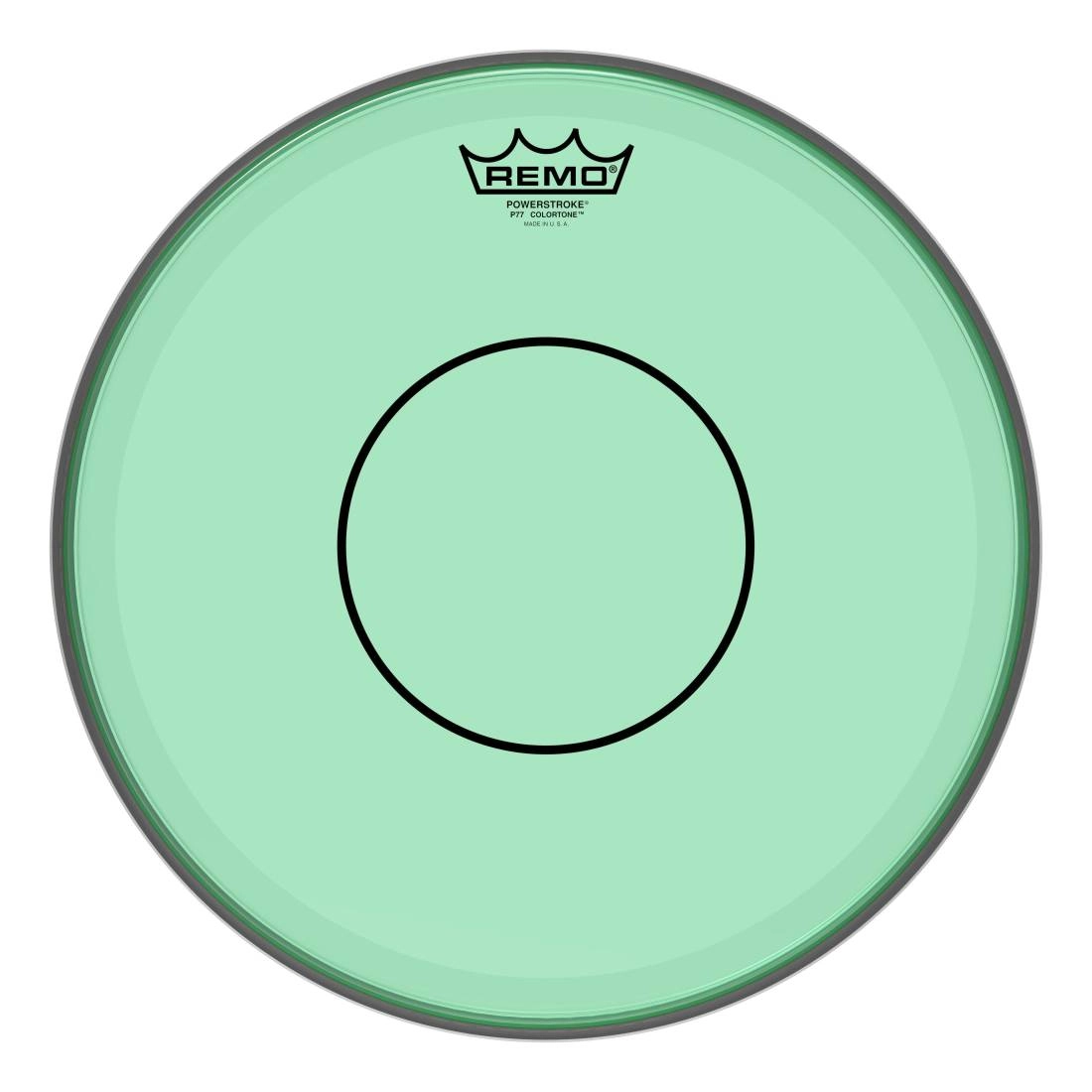 Powerstroke 77 Colortone Green Drumhead, 13\'\'