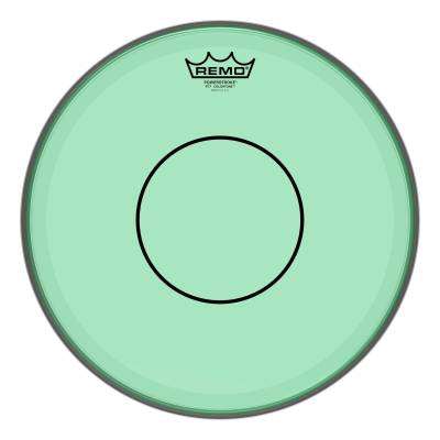 Remo - Powerstroke 77 Colortone Green Drumhead, 13