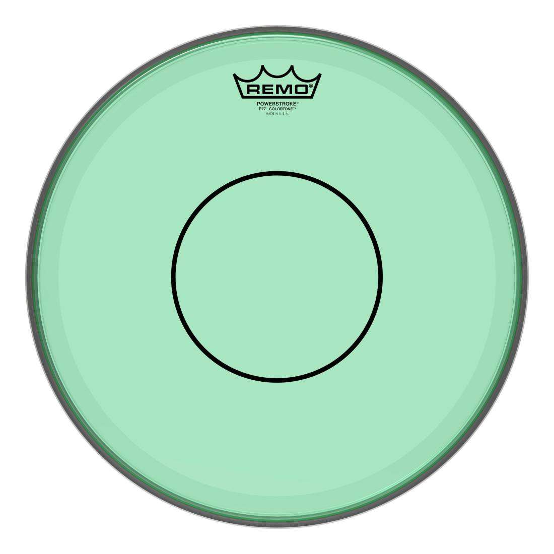 Powerstroke 77 Colortone Green Drumhead, 14\'\'