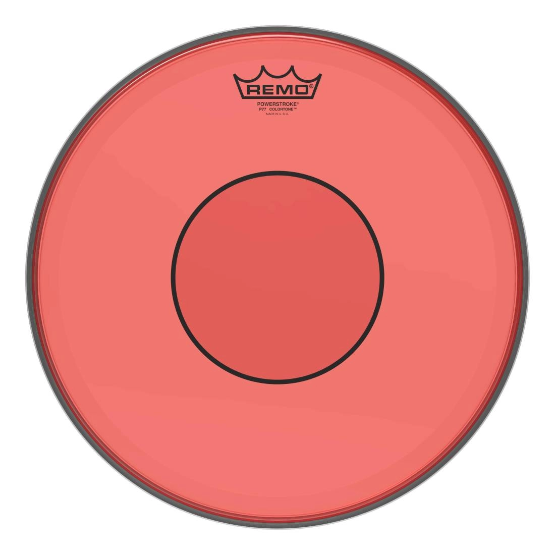 Powerstroke 77 Colortone Red Drumhead, 13\'\'