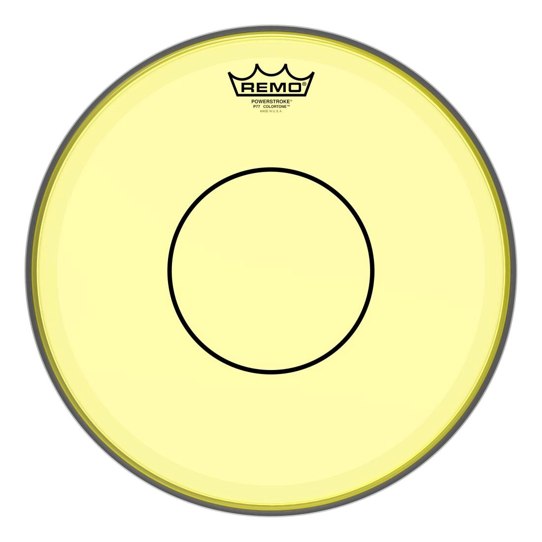 Powerstroke 77 Colortone Yellow Drumhead, 13\'\'