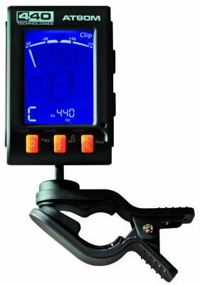 440 Technologies - Deluxe Clip-On Tuner/Metronome w/Colour Display