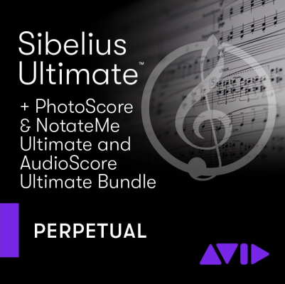Avid - Sibelius Ultimate Perpetual License with PhotoScore, NotateMe and AudioScore - Download