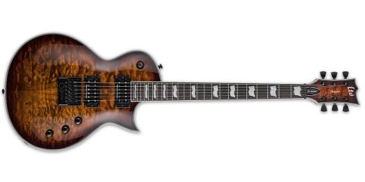 ESP Guitars - LTD EC-1000 EverTune Electric Guitar - Dark Brown Sunburst