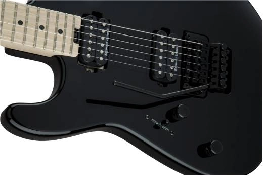 Pro-Mod San Dimas Style 1 HH FR M LH, Maple Fingerboard - Gloss Black
