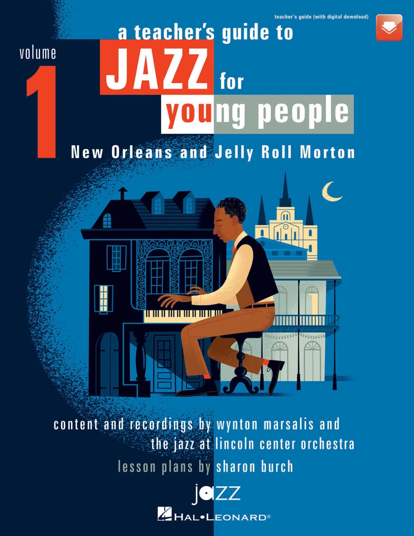 Jazz for Young People, Vol. 1 - Marsalis/Burch - Teacher Book/Media Online