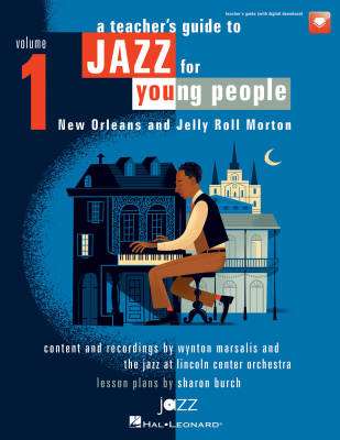 Hal Leonard - Jazz for Young People, Vol. 1 - Marsalis/Burch - Teacher Book/Media Online