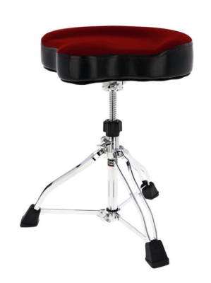 1st Chair Glide Rider Drum Throne w/ Red Cloth Top Seat