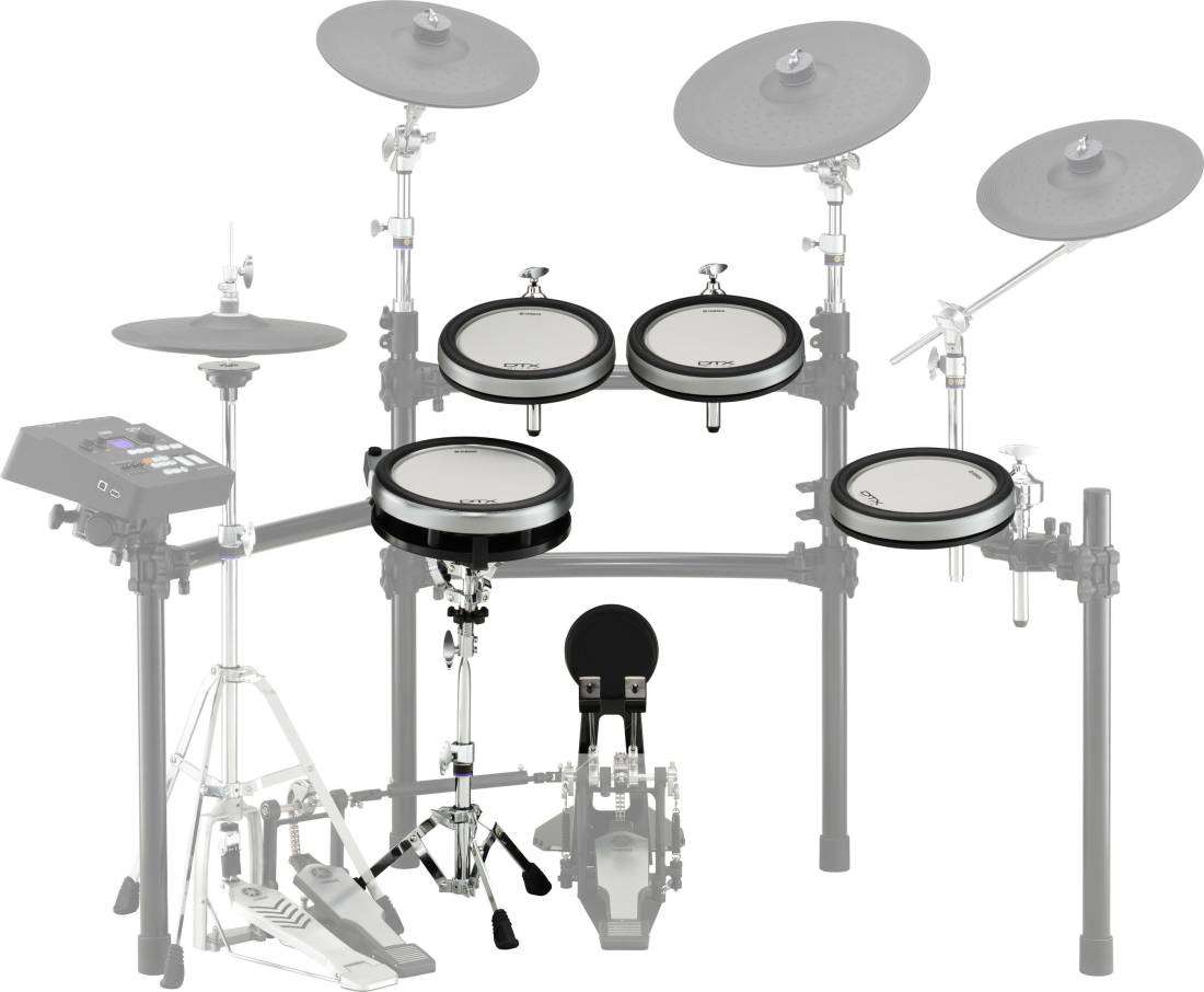 DTX Drum Pad Set w/ XP100SD Snare, XP80 Toms, KP65 Kick Pad, and SS662 Stand