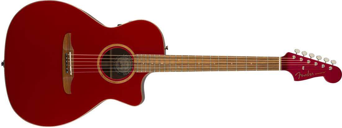 Newporter Classic Acoustic Guitar - Hot Rod Red Metallic w/Bag