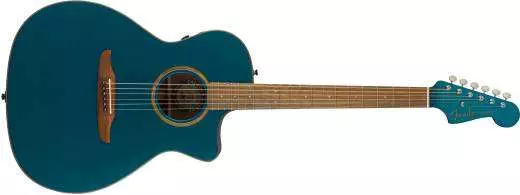 Fender - Newporter Classic Acoustic Guitar - Cosmic Turquoise w/Bag